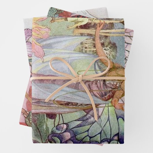 Vintag Fairy Geschenkpapier Set (Beispiel)