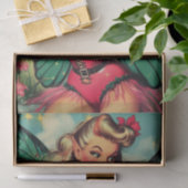 Vintag Fairy Girl Seidenpapier (Geschenk)