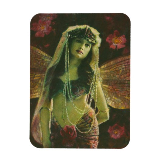Vintag Fairy Nymph Flexible Magnet (Vertikal)