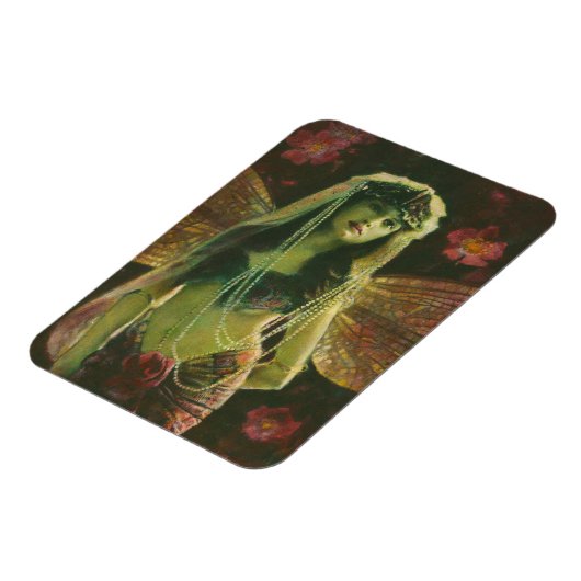 Vintag Fairy Nymph Flexible Magnet (Linke Seite)