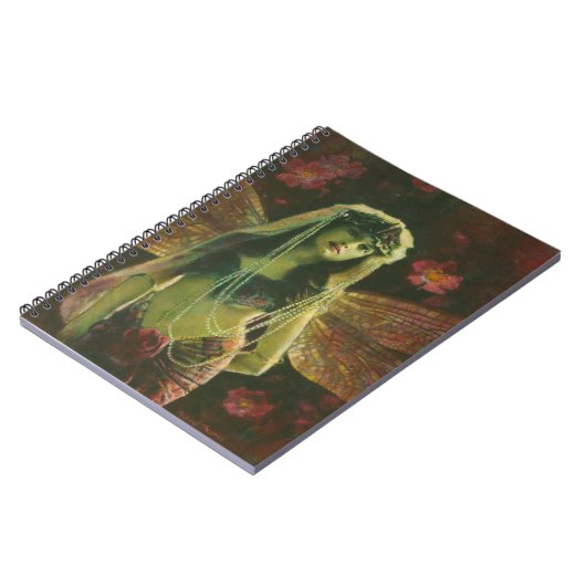 Vintag-Fairy-Nymph-Notebook Notizblock (Linke Seite)