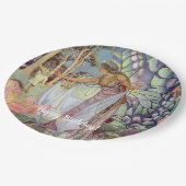 Vintag Fairy Pappteller (Schrägansicht)