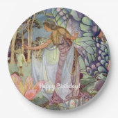 Vintag Fairy Pappteller (Vorderseite)