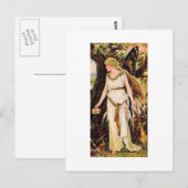 Vintag Fairy Postkarte (Vorne/Hinten)