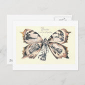 Vintag Fairy Postkarte (Vorne/Hinten)