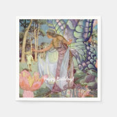 Vintag Fairy Serviette (Vorderseite)