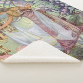 Vintag Fairy Sherpadecke (3/4)