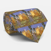 Vintag Fairy Tales Aschenputtel und Fairy Godmutte Krawatte (Gerollt)