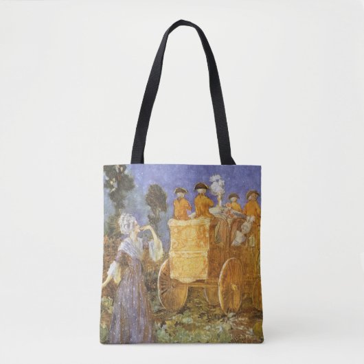 Vintag Fairy Tales Aschenputtel und Fairy Godmutte Tasche (Vorderseite)
