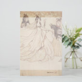 Vintag Fairy Tales, Aschenputtel von Arthur Rackha Briefpapier (Stehend Vorderseite)