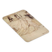 Vintag Fairy Tales, Aschenputtel von Arthur Rackha Magnet (Rechte Seite)