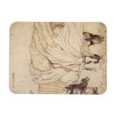 Vintag Fairy Tales, Aschenputtel von Arthur Rackha Magnet (Horizontal)
