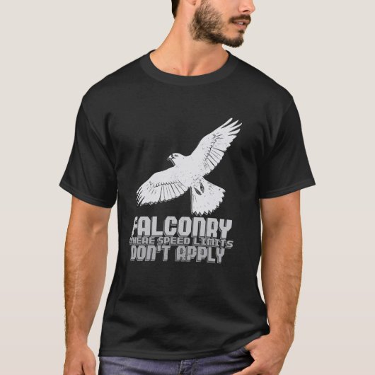 Vintag Falconry Funny Hawking Vogelbeobachtung Fal T-Shirt (Vorderseite)