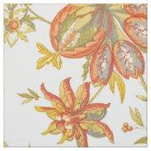 Vintag Fall Floral Blätter Orange Stoff (Muster)