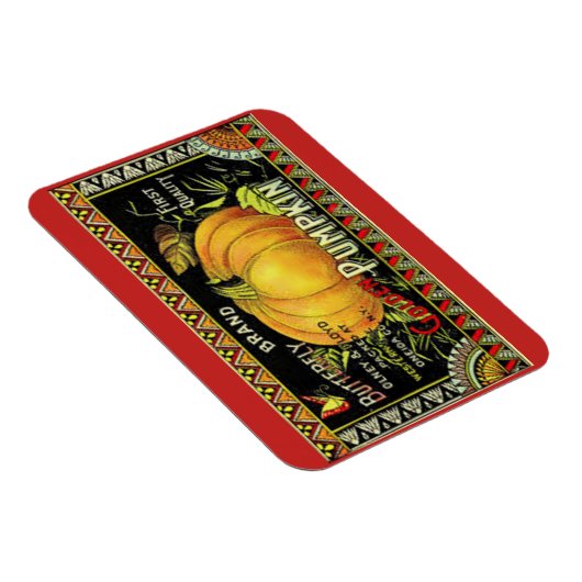 Vintag Fall Pumpkin Magnet (Rechte Seite)