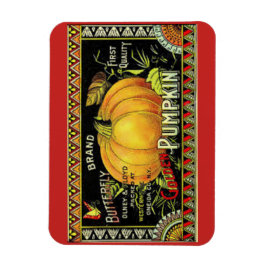 Vintag Fall Pumpkin Magnet