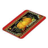 Vintag Fall Pumpkin Magnet (Linke Seite)
