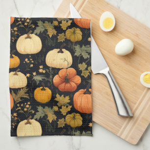 Vintag Fall Pumpkin Pattern Geschirrtuch