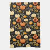 Vintag Fall Pumpkin Pattern Geschirrtuch (Vertikal)