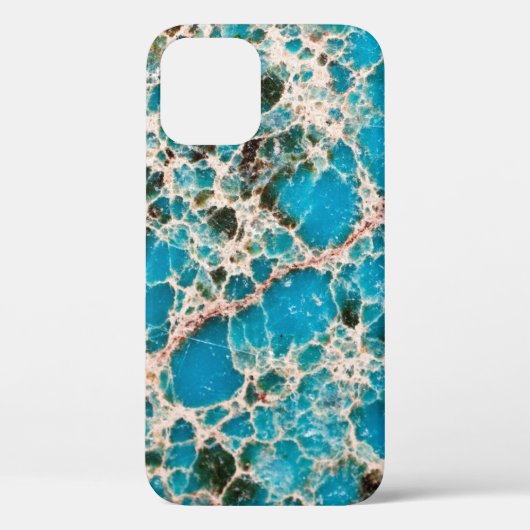 Vintag-Fall Turquoise Mosaic Case-Mate iPhone Hülle (Rückseite)