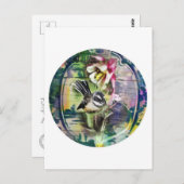 Vintag Fantail Postkarte (Vorne/Hinten)