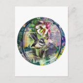 Vintag Fantail Postkarte (Vorderseite)