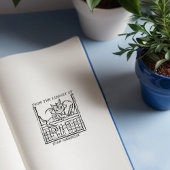 Vintag Fantasy Baby Dragon Buchzeichen Gummistempel