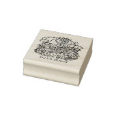 Vintag Fantasy Baby Dragon Ex Libris Gummistempel (Stempel)