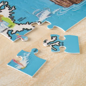 Vintag farbenfroh Louisiana Puzzle (Seite)