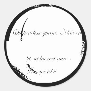 Vintag farbige Farbtöne aus Gewürzjar Runder Aufkleber