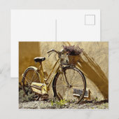 Vintag-farbiges Gelbrad Postkarte (Vorne/Hinten)