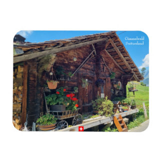 Vintag Farm Shed in Gimmelwald, Schweiz Magnet