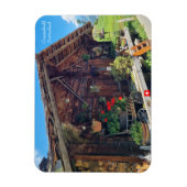 Vintag Farm Shed in Gimmelwald, Schweiz Magnet (Vertikal)