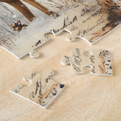 Vintag Fawn Rustic Junk Journal Art Puzzle (Seite)