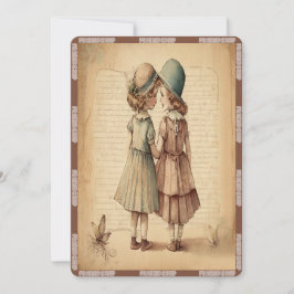 Vintag feiern Freundschaft Diese Jahreszeit Niedli Feiertagskarte