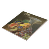 Vintag Ferdinand Kuss Stillleben mit Früchten Fliese (Seite)