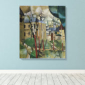 Vintag Fernand Leger Landschaft Leinwanddruck (Insitu (Holzboden))