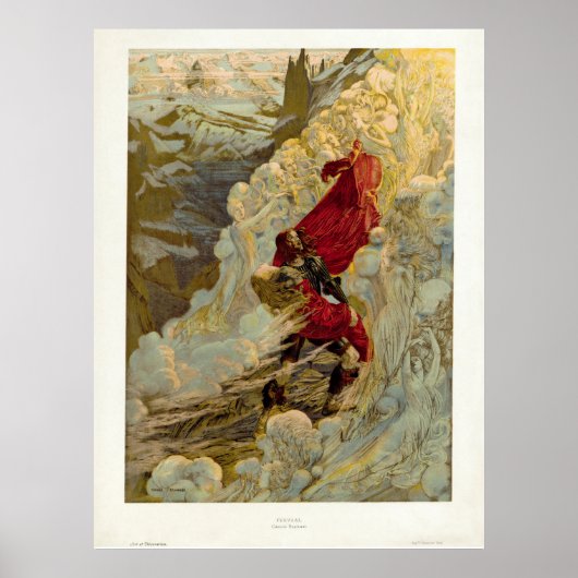 Vintag Fervaal, eine Oper von Vincent d'Indy Poster (Vorne)
