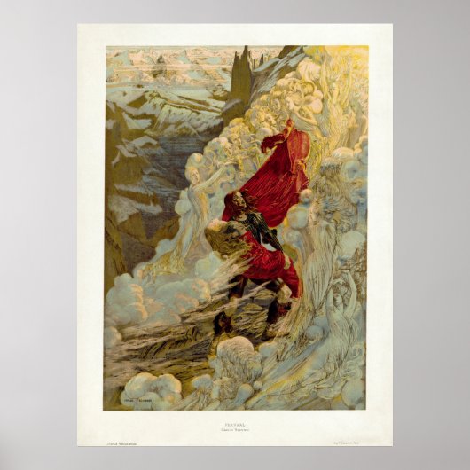 Vintag Fervaal, eine Oper von Vincent d'Indy Poster (Vorne)