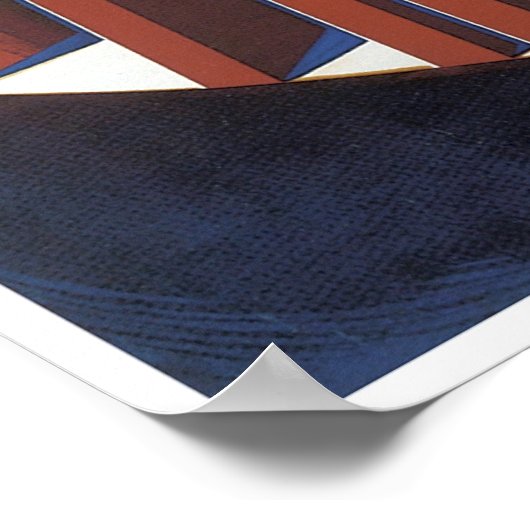 Vintag Fiat Ad Poster (Ecke)