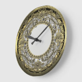 Vintag Filigree Große Wanduhr (Winkel)