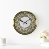 Vintag Filigree Große Wanduhr (Zuhause)