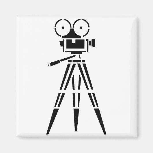 Vintag-Film-Set-Kamera Magnet (Vorne)