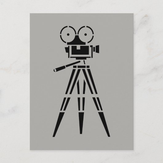 Vintag-Film-Set-Kamera Postkarte (Vorderseite)