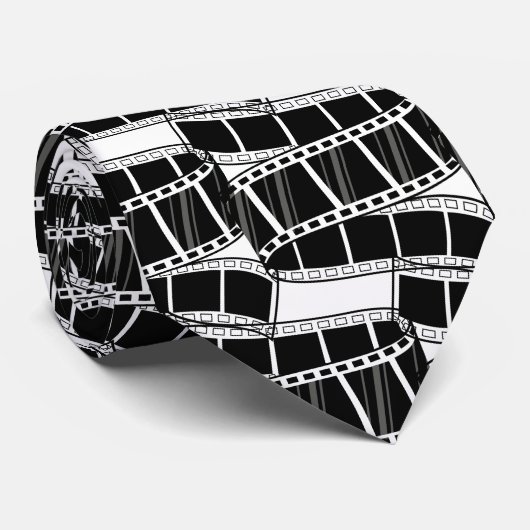 Vintag Filmstrip - Retro Neck Tie Krawatte (Gerollt)