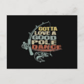 Vintag Fischen Cool Opa Postkarte (Vorderseite)