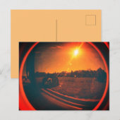 Vintag Fisheye Lens Postcard Postkarte (Vorne/Hinten)