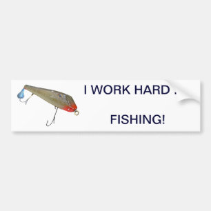 Vintag Fishmaster Jerry Sylvester Flaptail Lure Autoaufkleber