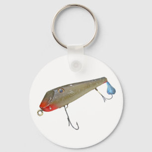 Vintag Fishmaster Jerry Sylvester Flaptail Lure Schlüsselanhänger