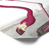 Vintag Flamingo Poster (Ecke)